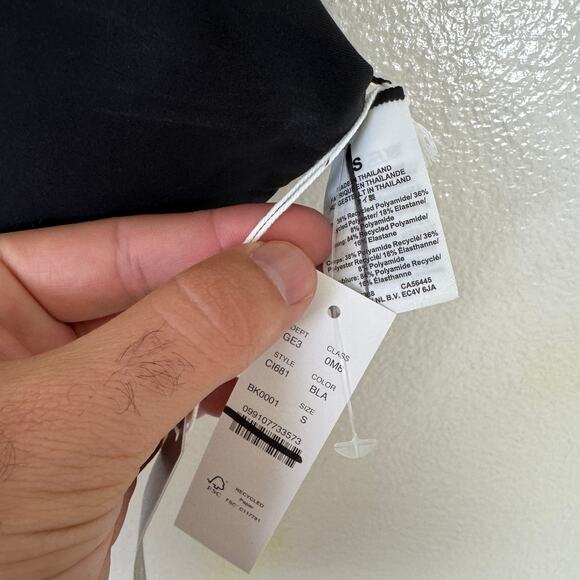 J.Crew Classic Sculpt Lana Bikini Top WMN S Black V-Neck Removable Pads Swimwear - Picture 6 of 9